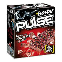 Energie-Riegel Isostar Pulse Schokolade Guaraná (6 uds)