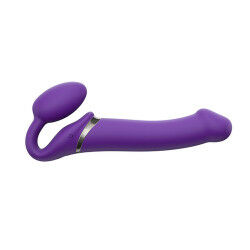 Ultra Geschirr 2 & Plug Vibrating Strap-on-me Purple