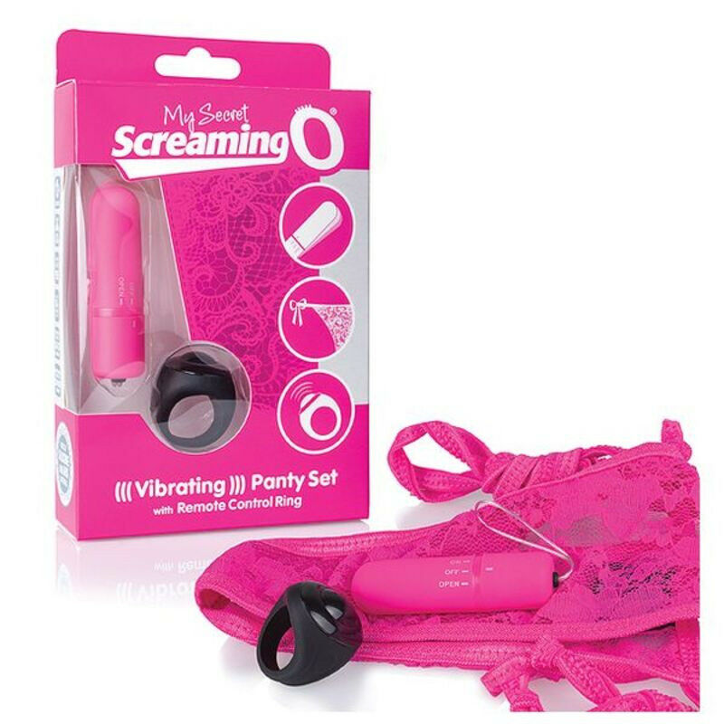 Fernbedienter Unterhosenvibrator Pink The Screaming O SCPNTY-PK-110