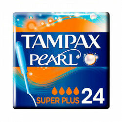 Pack Tampons Pearl Super Plus Tampax (24 uds)