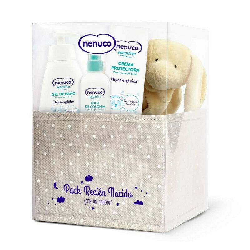 Hygiene-Set Nenuco Sensitive Neugeborenes (4 Stücke)