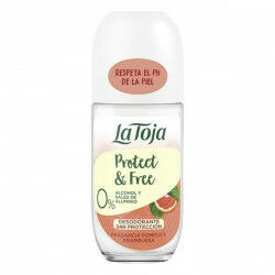 Roll-On Deodorant Protect & Free La Toja Himbeere Grapefruit (50 ml)