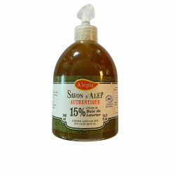 Flüssigseife Alepia Savon D´Alep Authentique Dosiereinrichtung Lorbeerbeerenöl (500 ml)